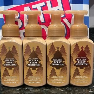 New! Golden Berry Mistletoe
Gentle & Clean Foaming Hand Soap Bath & Body Works